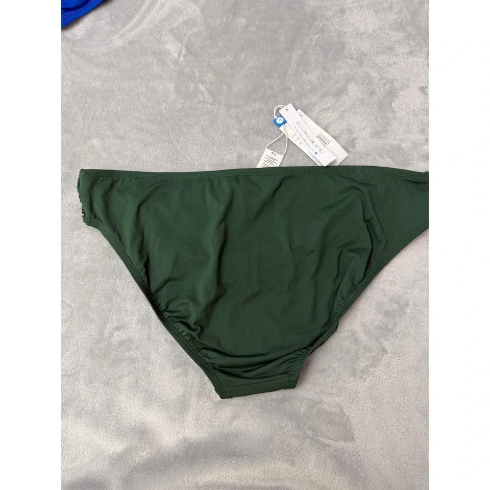 NWT Bleu by Rod Beattie Women's Ring Master Hipster Bikini Bottoms 14 $59